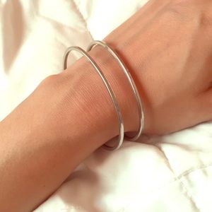 Simple silver Bracelet